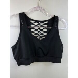 Reflex Sports Bra‎ Black, Women's Size L